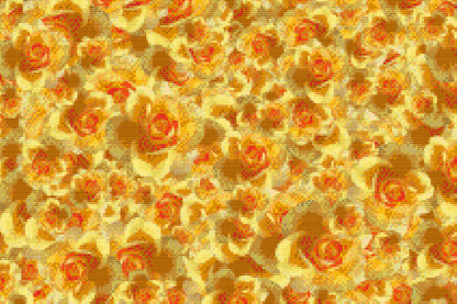 Diamond Painting - Påskeliljebaggrund