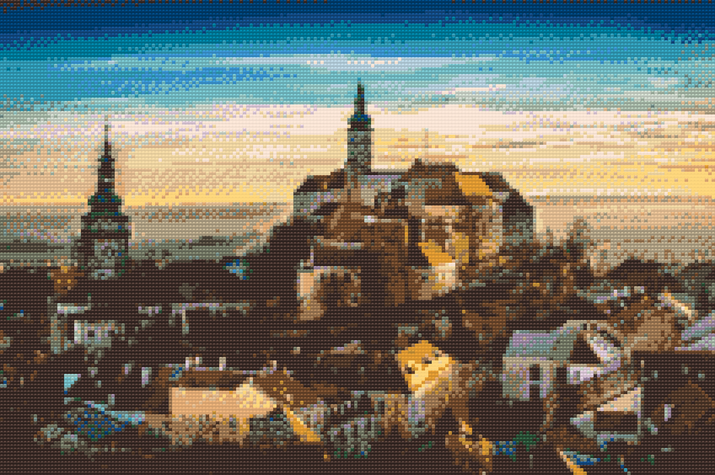 Diamond Painting - Mikulov, Tjekkiet