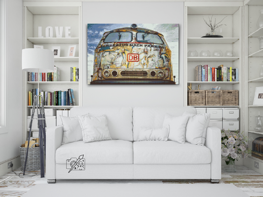 Diamond Painting - Deutsche Bahn-tog