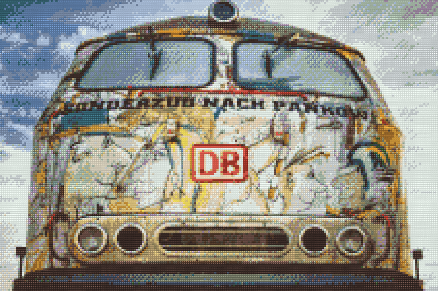 Diamond Painting - Deutsche Bahn-tog