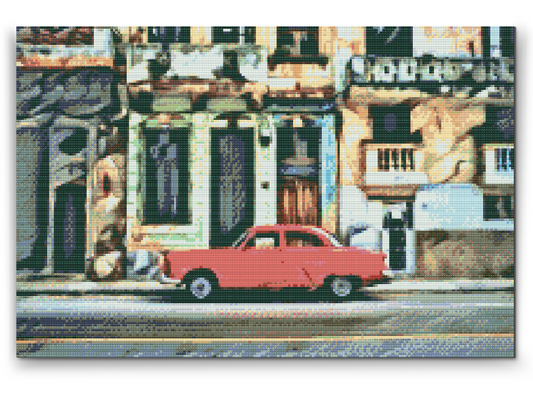 Diamond Painting - At rejse rundt i Cuba i bil
