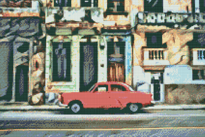 Diamond Painting - At rejse rundt i Cuba i bil