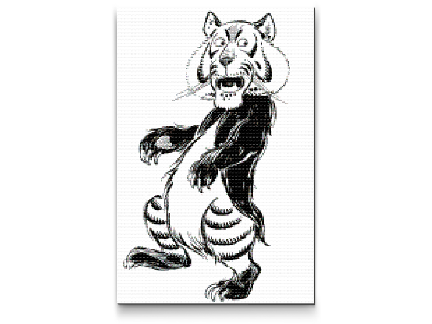 Diamond Painting - B/W Lion