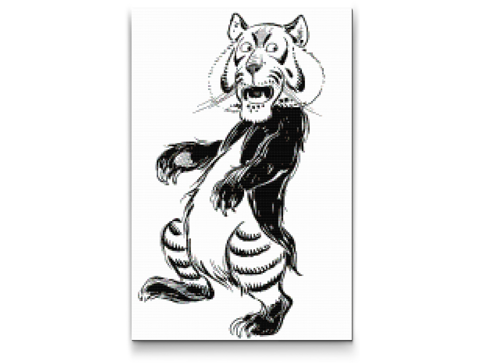 Diamond Painting - B/W Lion