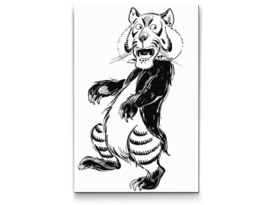 Diamond Painting - B/W Lion