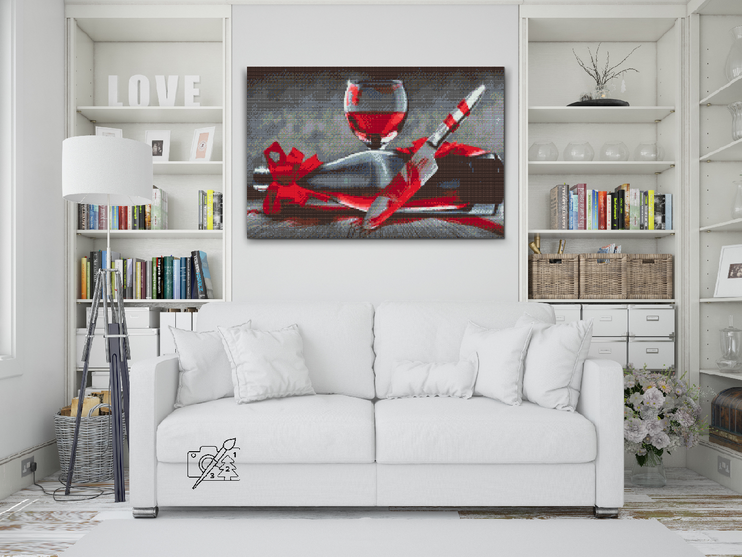 Diamond Painting - Forbandede vin