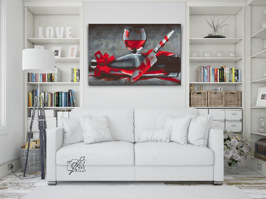 Diamond Painting - Forbandede vin