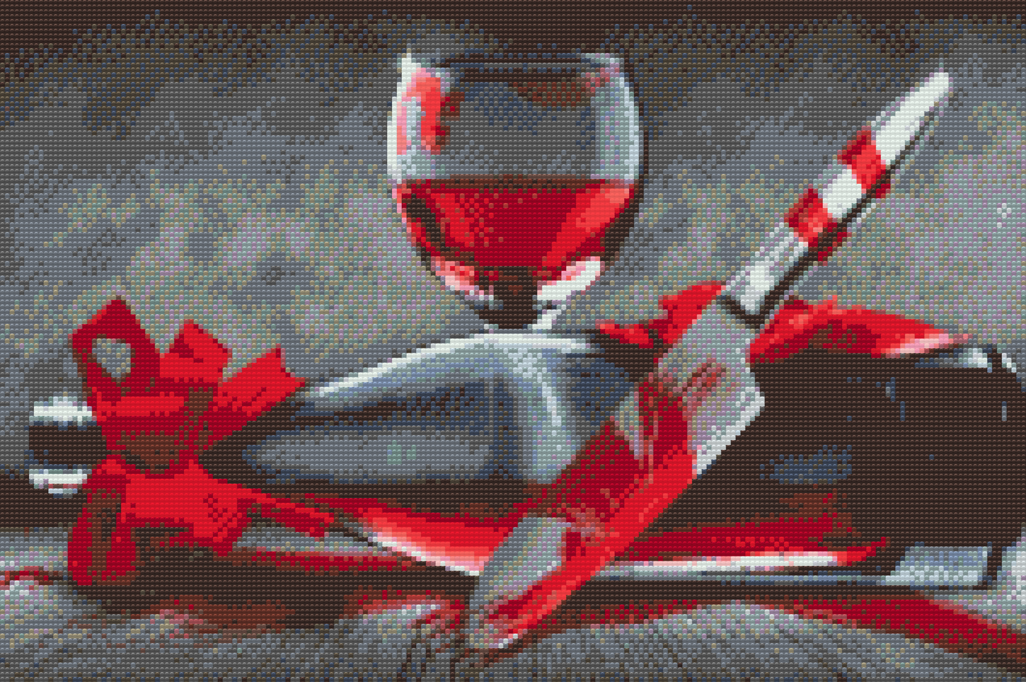 Diamond Painting - Forbandede vin