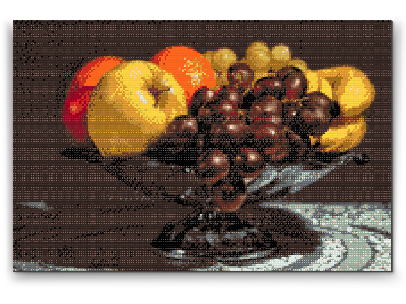 Diamond Painting - Skål fuld af frugter