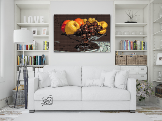 Diamond Painting - Skål fuld af frugter