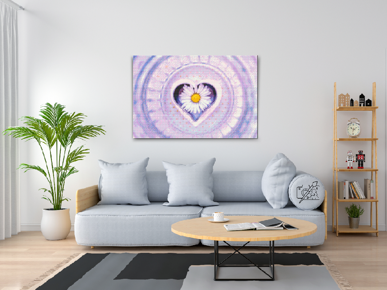 Diamond Painting - Margueritt i hjertet
