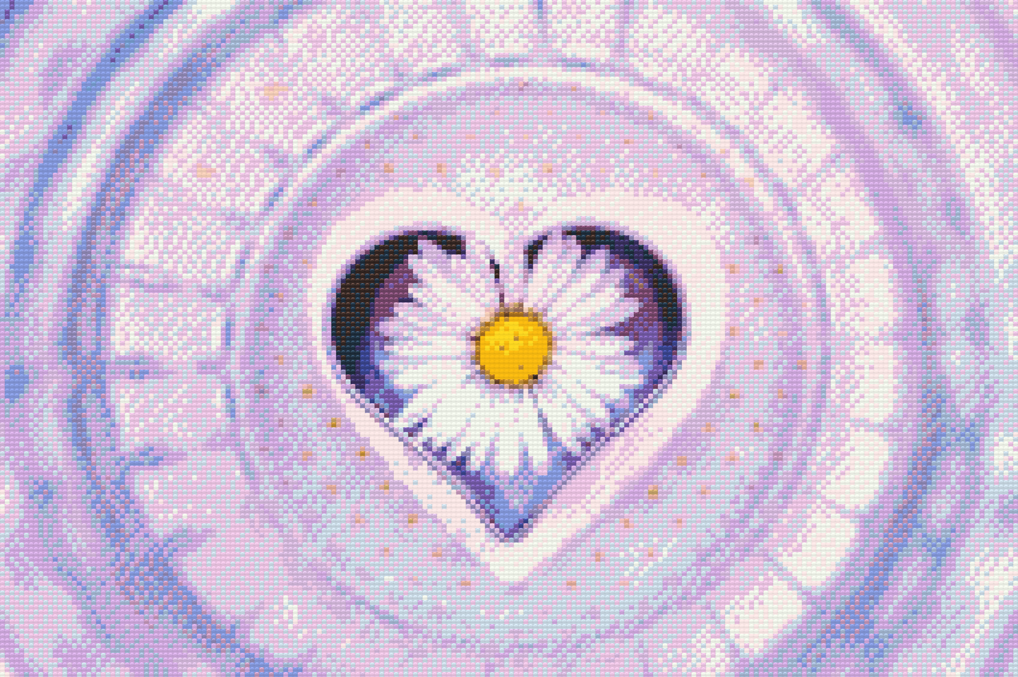 Diamond Painting - Margueritt i hjertet
