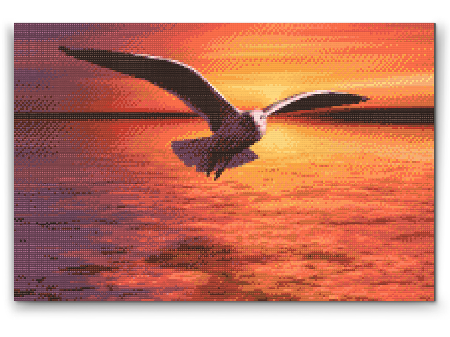 Diamond Painting - Måge over havet