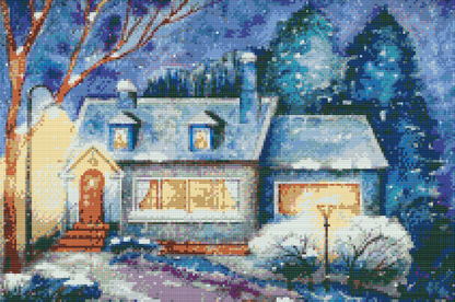 Diamond Painting - Vinterlandskab