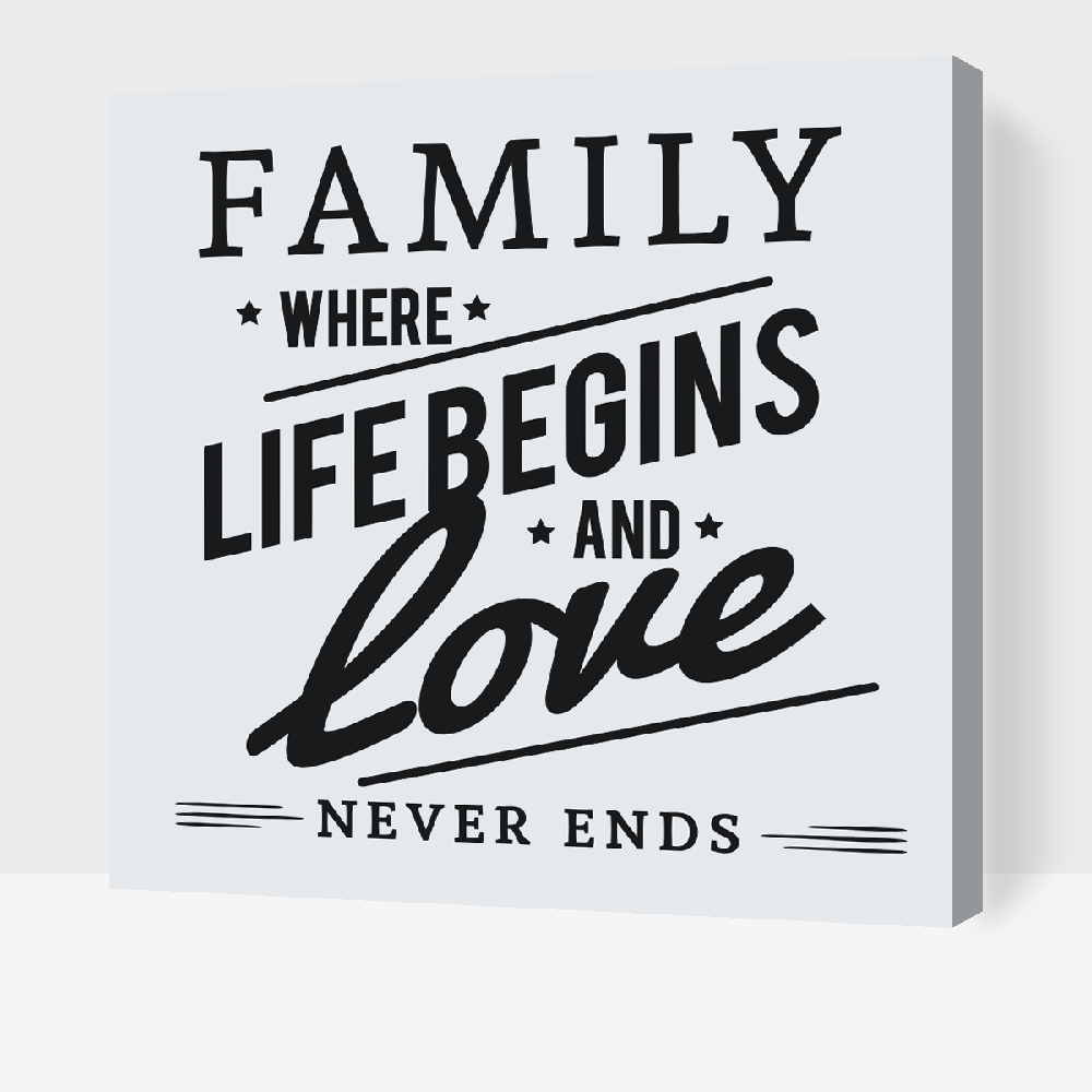 Paint by Numbers - Familie