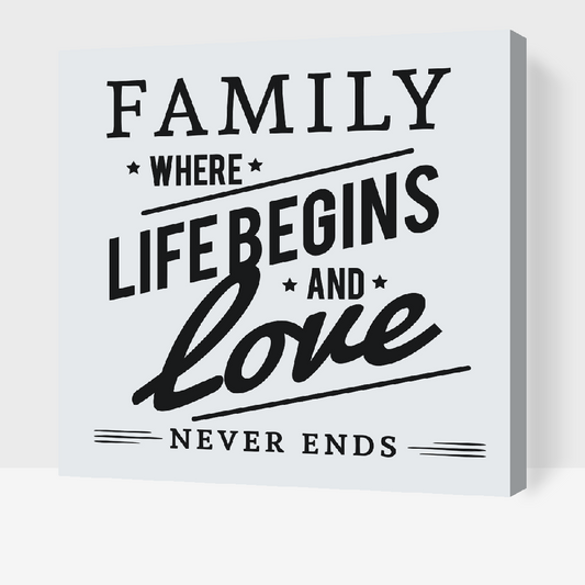 Paint by Numbers - Familie