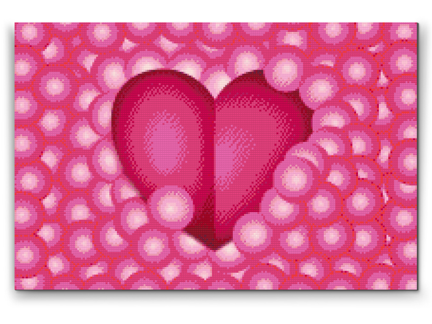 Diamond Painting - Hjerte i bobler