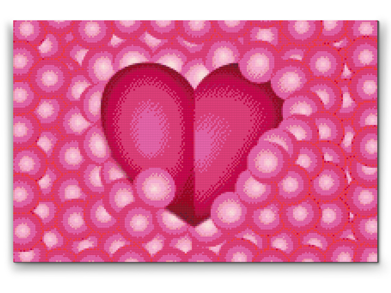 Diamond Painting - Hjerte i bobler