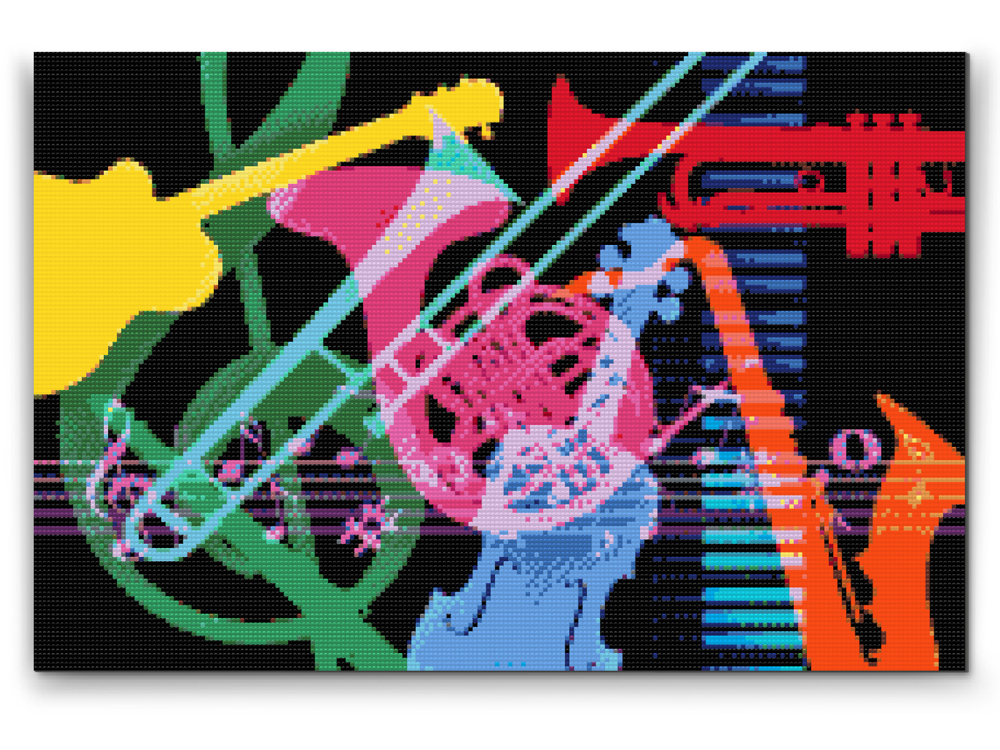 Diamond Painting - Musikinstrumenter
