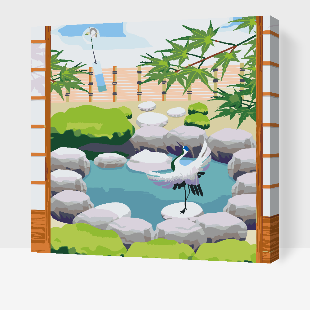 Paint by Numbers - Japansk baggrund