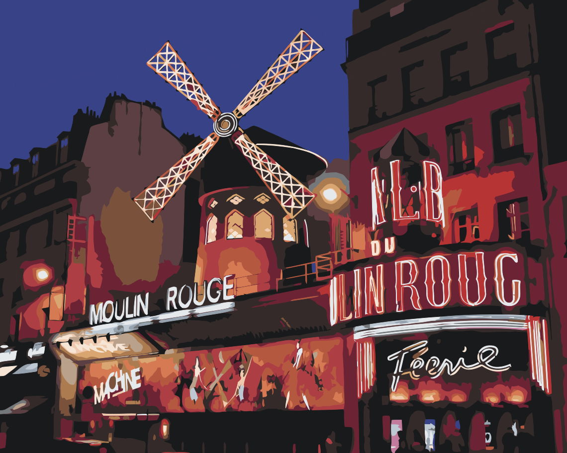 Paint by Numbers - Moulin Rouge