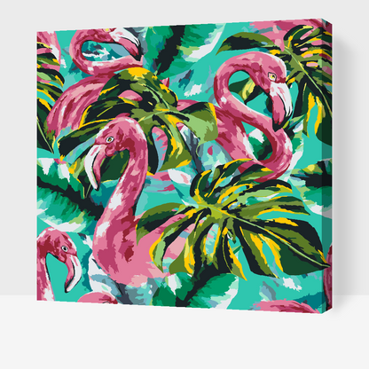 Paint by Numbers - Pink Flamingoer