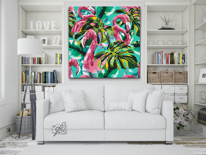 Paint by Numbers - Pink Flamingoer