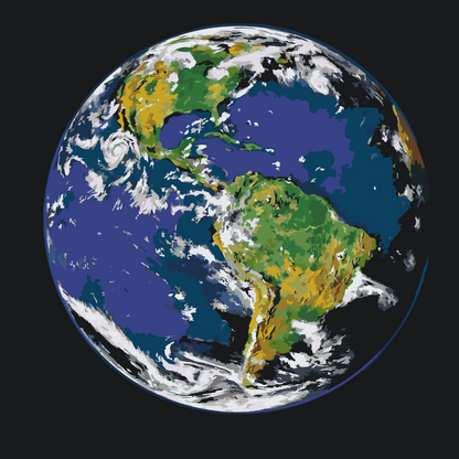 Paint by Numbers - Planeten Jorden
