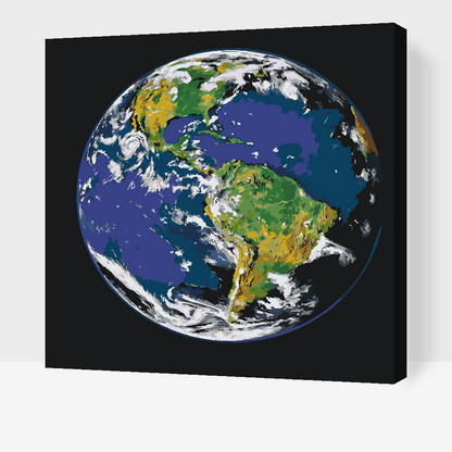 Paint by Numbers - Planeten Jorden