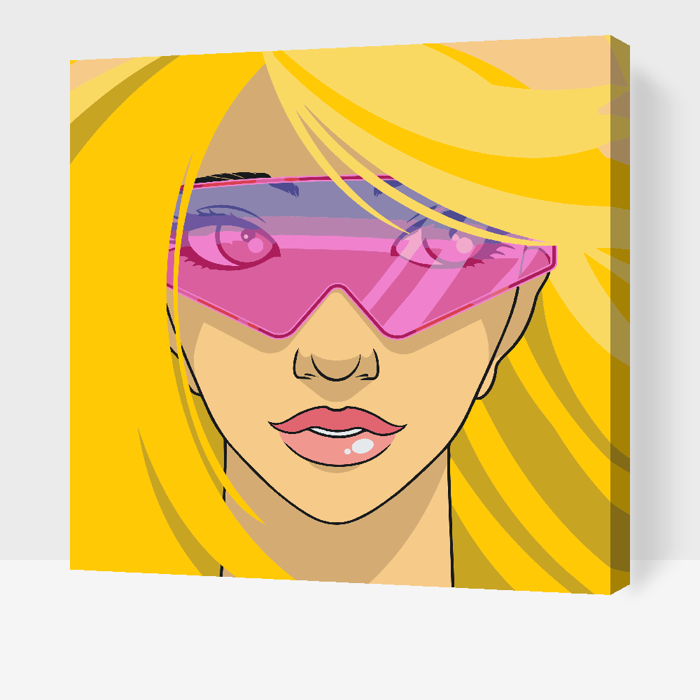 Paint by Numbers - Charmerende blondine