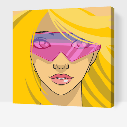 Paint by Numbers - Charmerende blondine