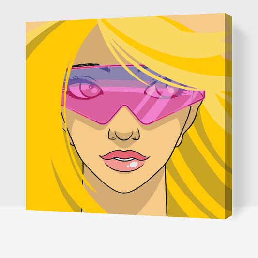 Paint by Numbers - Charmerende blondine