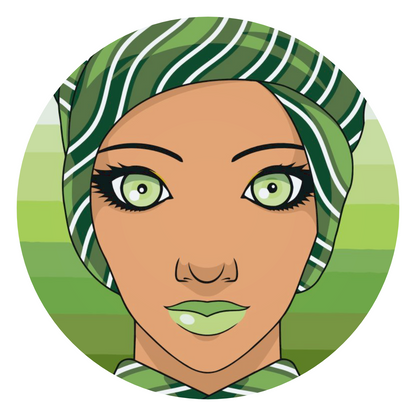Paint by Numbers - Kvinde med turban
