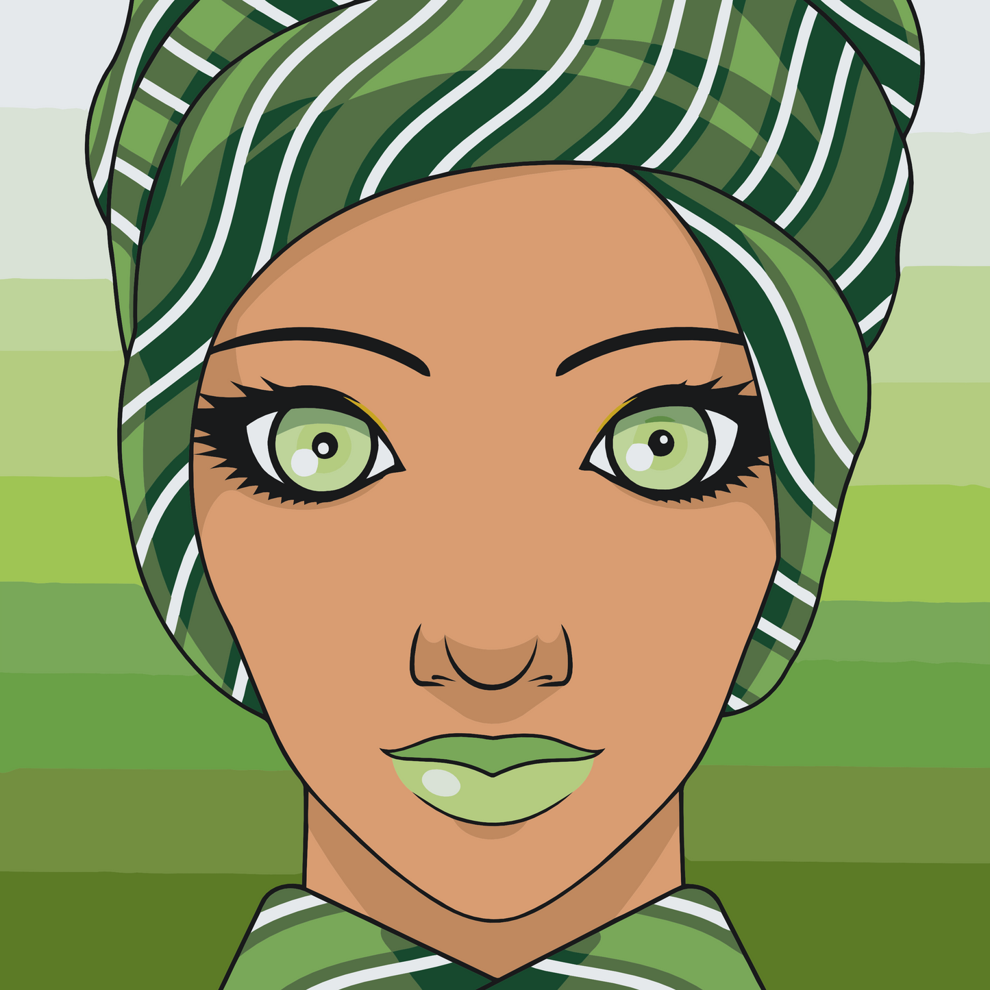 Paint by Numbers - Kvinde med turban