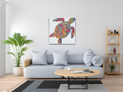 Paint by Numbers - Regnbueskildpadde