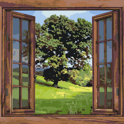 Paint by Numbers - Vinduesudsigt