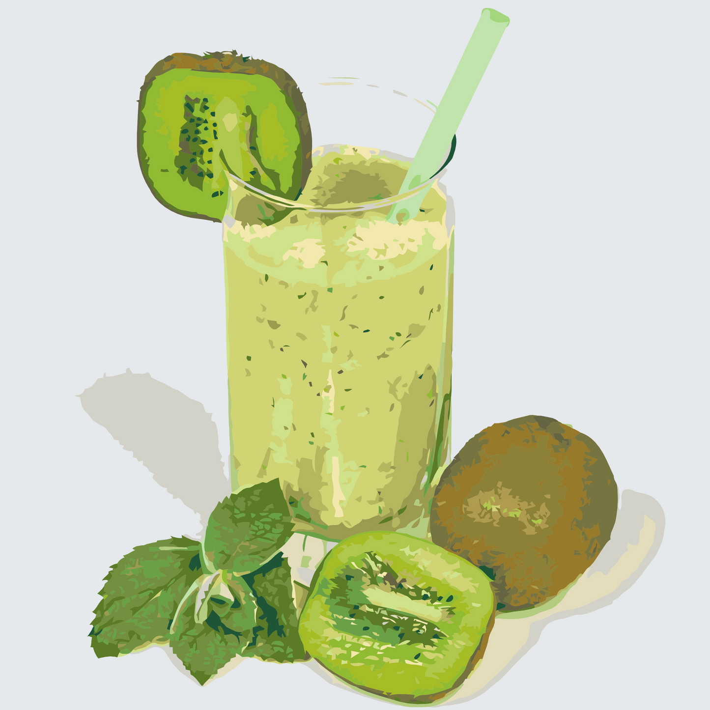 Paint by Numbers - Frisk smoothie