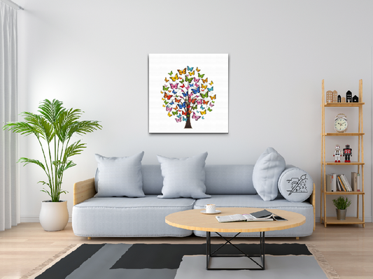 Diamond Painting - Sommerfugletræet
