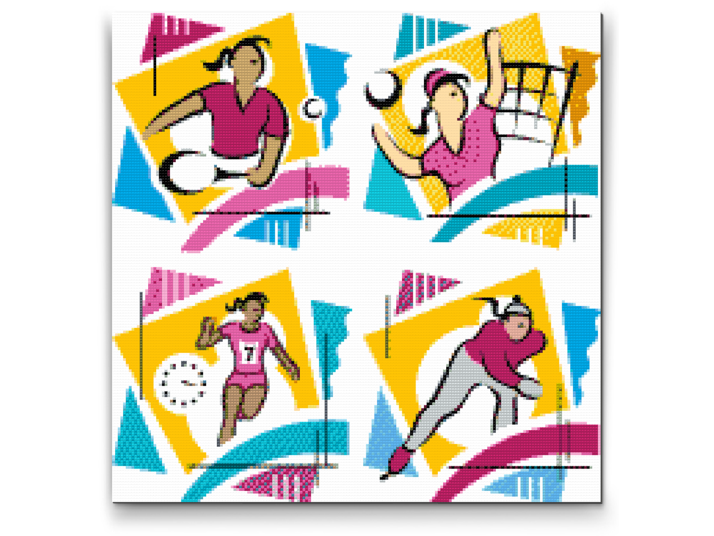 Diamond Painting - Mix af Sports 2