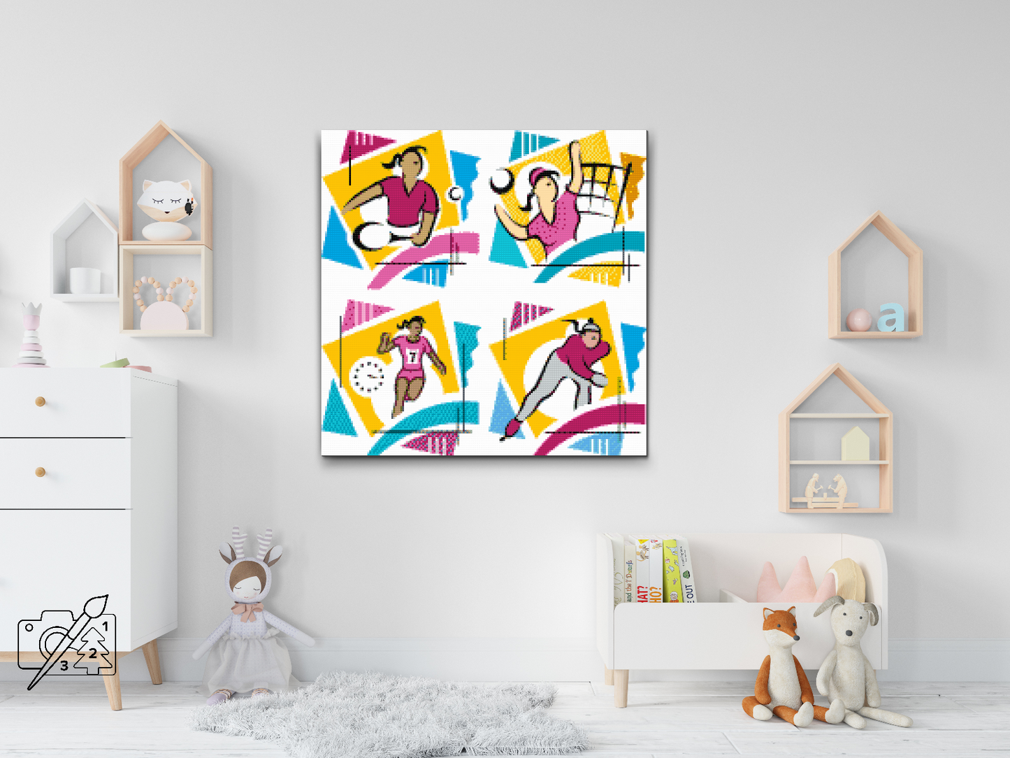 Diamond Painting - Mix af Sports 2