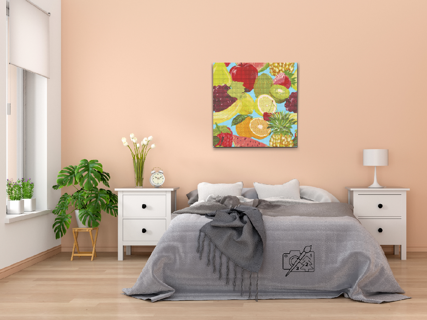 Diamond Painting - Frugter af alle slags