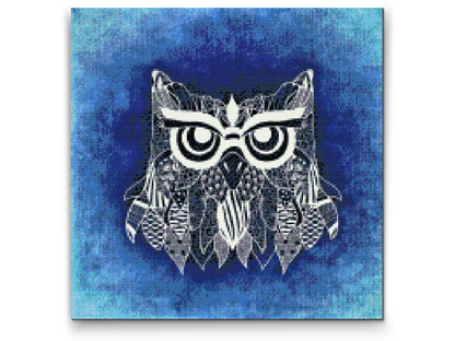 Diamond Painting - Illustration af en ugle