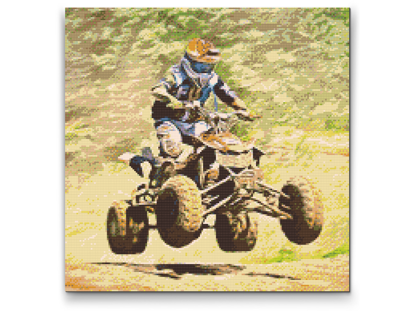 Diamond Painting - Adrenalin på fire hjul
