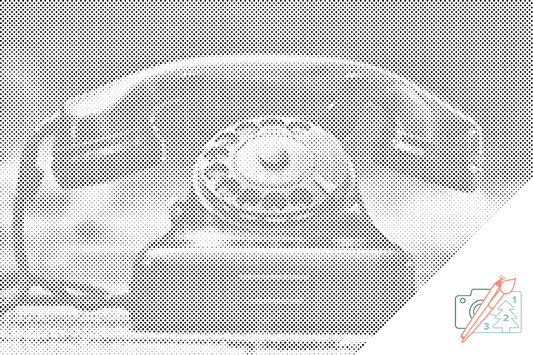 Mal-med-prikker -  Telefon