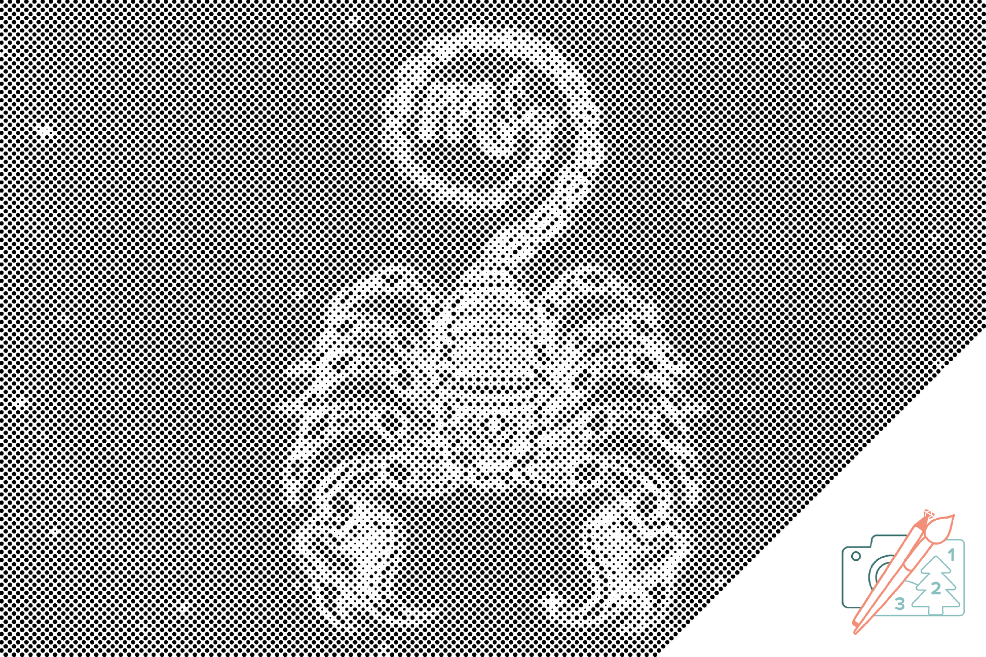 Mal-med-prikker -  Skorpionen