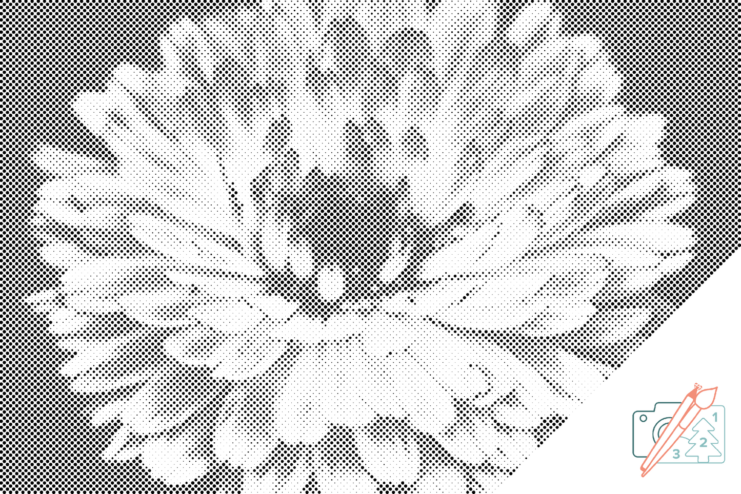 Mal-med-prikker -  Forårsblomst