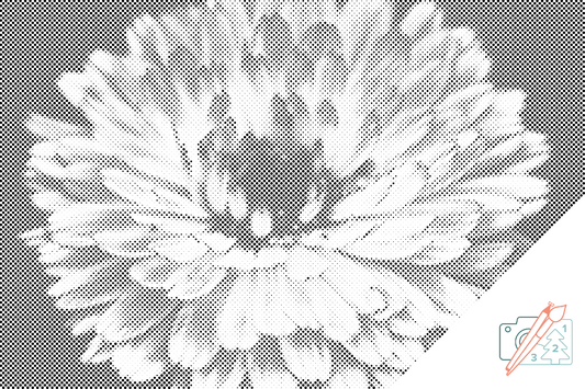 Mal-med-prikker -  Forårsblomst
