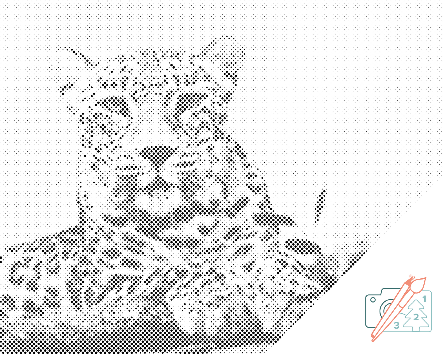 Mal-med-prikker -  Wild Cat