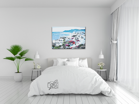 Paint by Numbers - Santorini