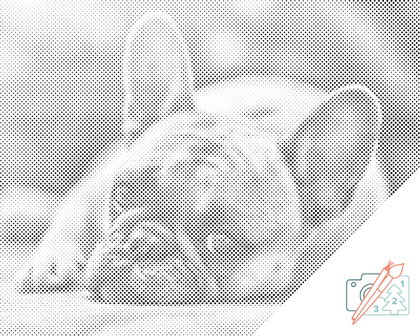 Mal-med-prikker -  Bulldog